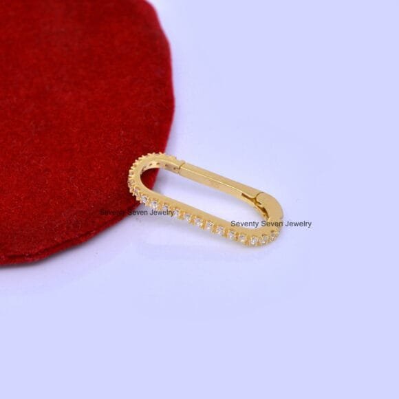Wholesale 9K Gold Turquoise Enhancer Link, 9K Gold Oval Charms Holder - Image 6