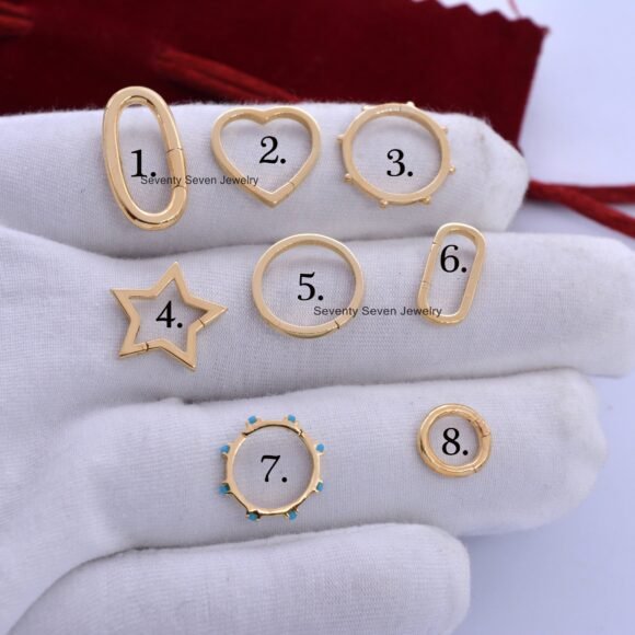 Wholesale 18K Gold Enhancer Charm Holder, Enhancer Bail Charm