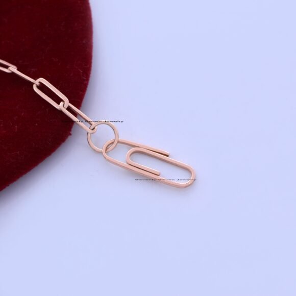 9K Gold Durable Chain Enhancer, Charm Holder, Gold Charm Lock - Image 8
