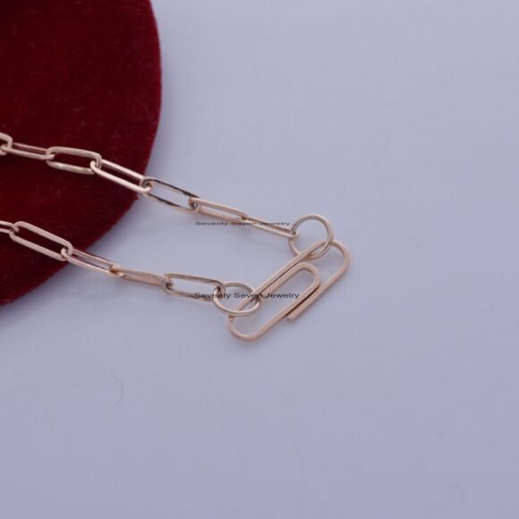 9K Gold Durable Chain Enhancer, Charm Holder, Gold Charm Lock - Image 6
