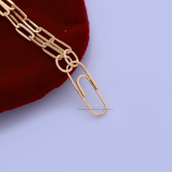 9K Gold Durable Chain Enhancer, Charm Holder, Gold Charm Lock - Image 5