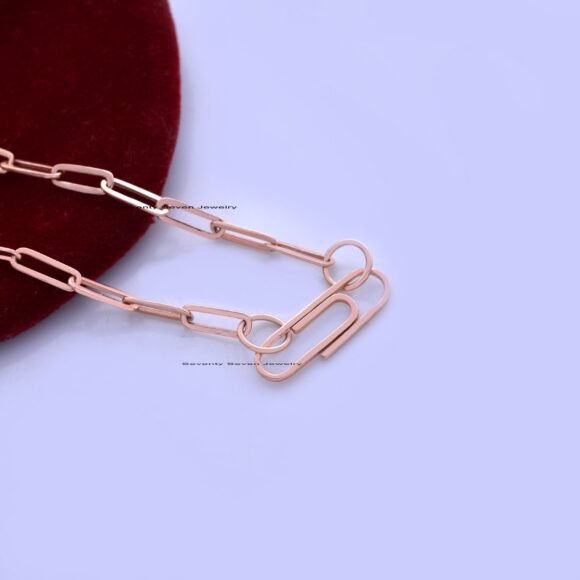 14K Gold Durable Chain Enhancer, 14k Gold Charm Lock - Image 8