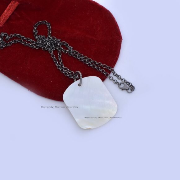 925 Silver Dog Tag Letter Monogram Pendant, Unique 2 Letter Monogram - Image 8