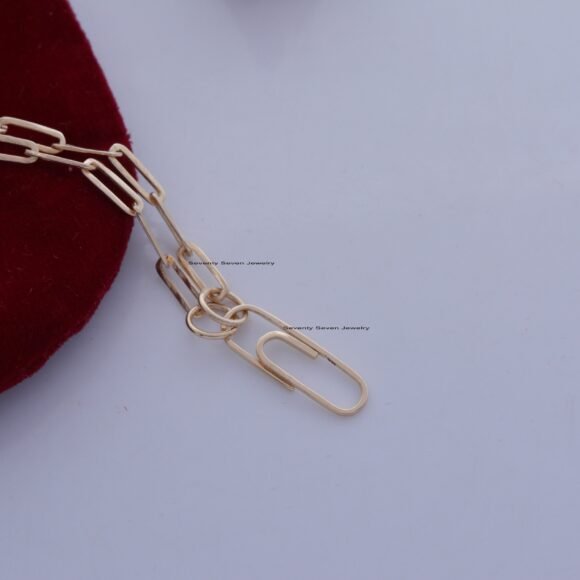 14K Gold Durable Chain Enhancer, 14k Gold Charm Lock - Image 9