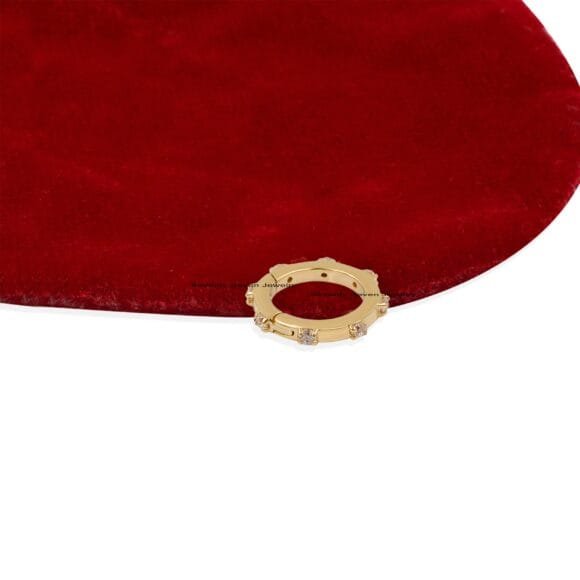 Turquoise Ball Enhancer 14K Gold Charm Holder, 14k Gold Enhancer - Image 8