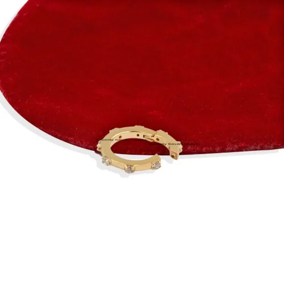 Turquoise Ball Enhancer 14K Gold Charm Holder, 14k Gold Enhancer - Image 9