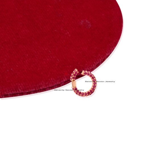 14K Gold Round Enhancer Charms Holder, 10 MM Gold Charm Enhancer - Image 2