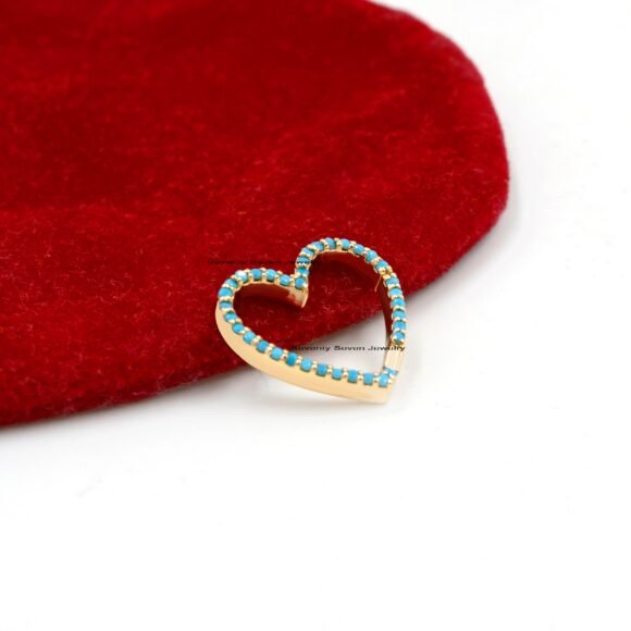 9K Gold Multi Heart Enhancer, Gold Heart Charm Holder - Image 7
