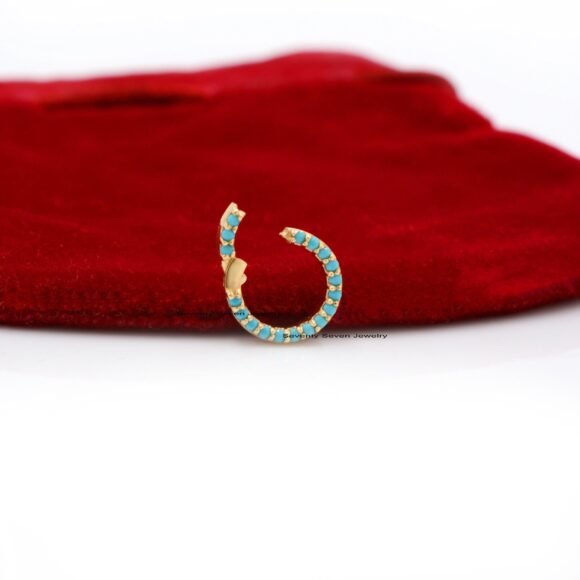 9k Gold Elongated Round Link, Lab  SI-GH Diamond Charm Enhancer - Image 2