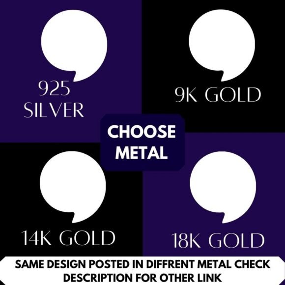 9K Gold Oval Enhancer, 9K Gold Enhancer, Connector Lock Enhancer - Image 10