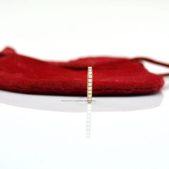 Turquoise Enhancer 14K Gold Charms Holder, SI GH Lab Diamond Gold Elongated Oval - Image 6