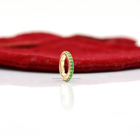 9K Gold Oval Enhancer, 9K Gold Enhancer, Connector Lock Enhancer - Image 8