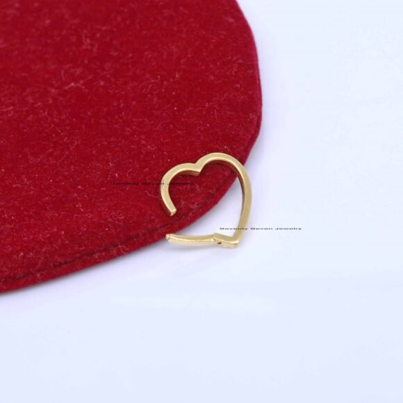 14K Gold Charm Holder, Gold Enhancer, Charm Holder Gold - Image 8