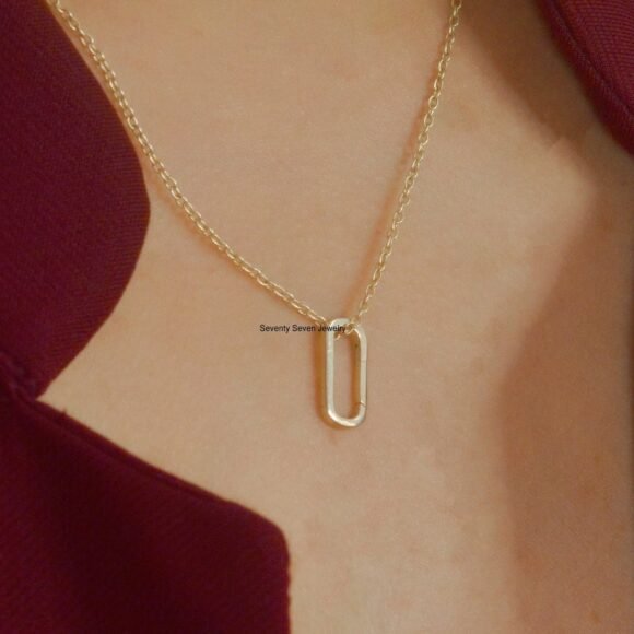 14K Gold Enhancer Charm Link Lock, 14k Gold Enhancer - Image 2