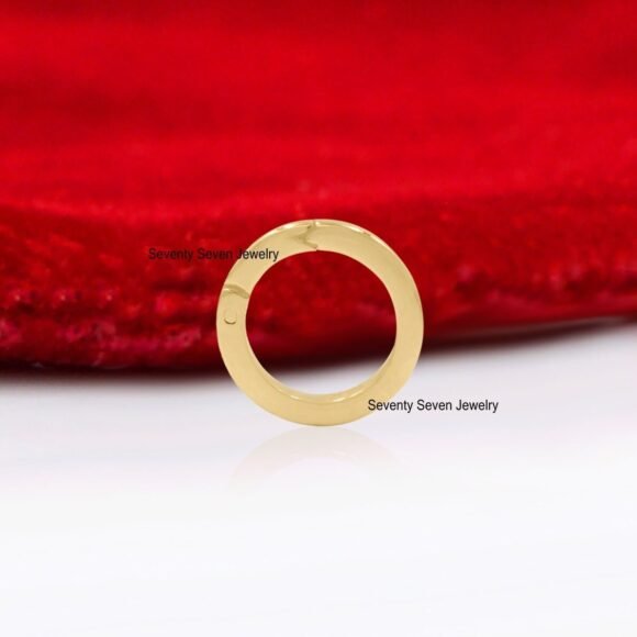 14k Gold Charm Enhancer, Yellow Gold Enhancer - Image 2