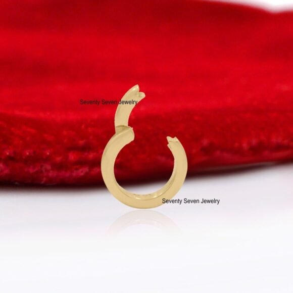 14k Gold Charm Enhancer, Yellow Gold Enhancer