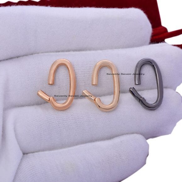9k Gold Enhancer Lock, 9K Gold Charms Holder