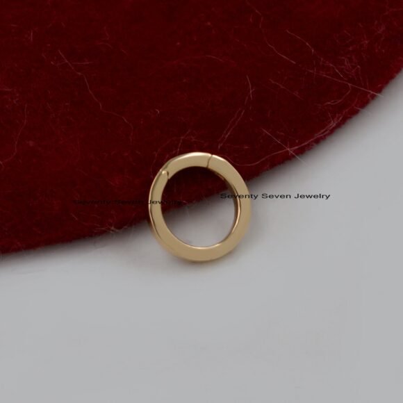 9K Gold Charms Holder Enhancer, 9K Solid Enhancer - Image 2