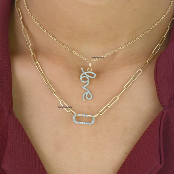 14K Gold Plated Diamond Charm Lock, Gold Plated Enhancer